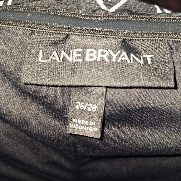 Lane Bryant Black and White Maxi Dress Size 26/28 - Picture 8 of 8